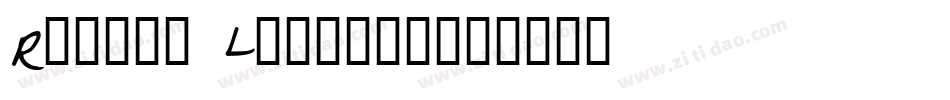 Rachel Lovelyn字体转换